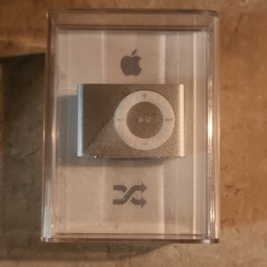Apple iPod Shuffle (2nd Generation) 1GB in silver, model number MB225LL/A